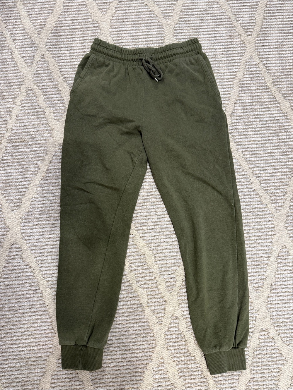 Garage Olive Jogger Sweatpants with Drawstring
